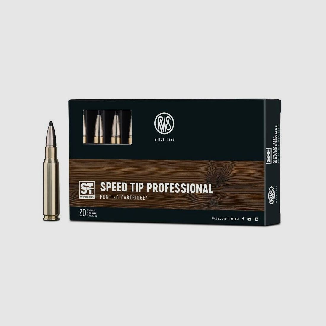 RWS Speed Tip Pro 10,7g/165grs à20 .308 Win