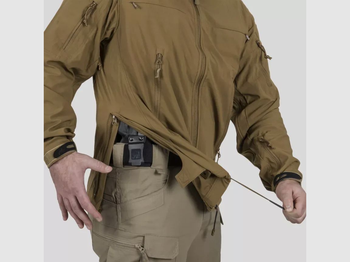 COUGAR QSA + HID Jacket - Soft Shell Windblocker (Black) Helikon-Tex, image 2 sur 8