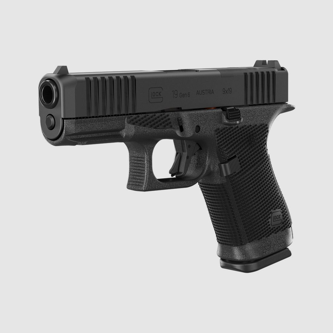 Glock G19 GEN.6 9mmLuger 15 Schuss - 1 Reservemagazin, 9mmLuger, Bild 3 von 4