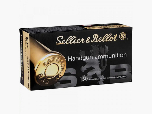 SELLIER & BELLOT .357MAG. 158GRS SP - 50 SCHUSS