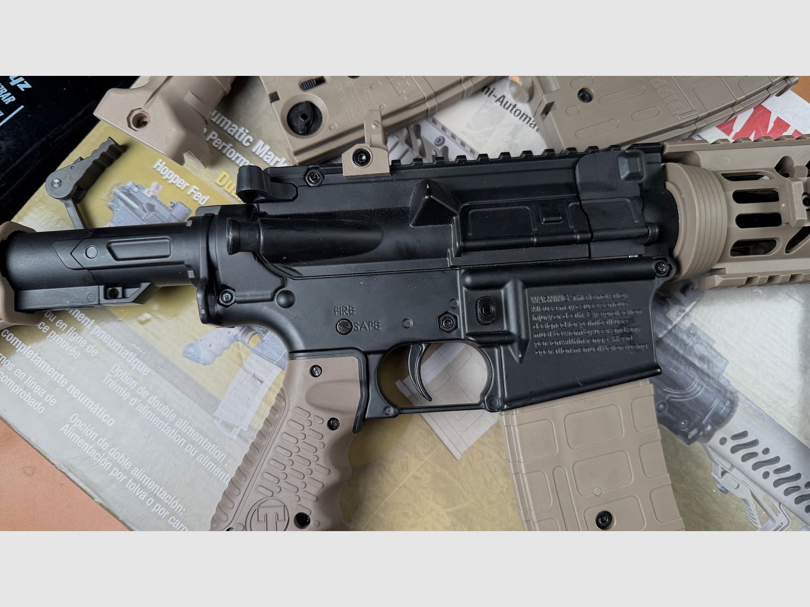 Tippmann TMC .68 RAM Markierer / M4 Carbine Set – viel Zubehör – sehr guter Zustand