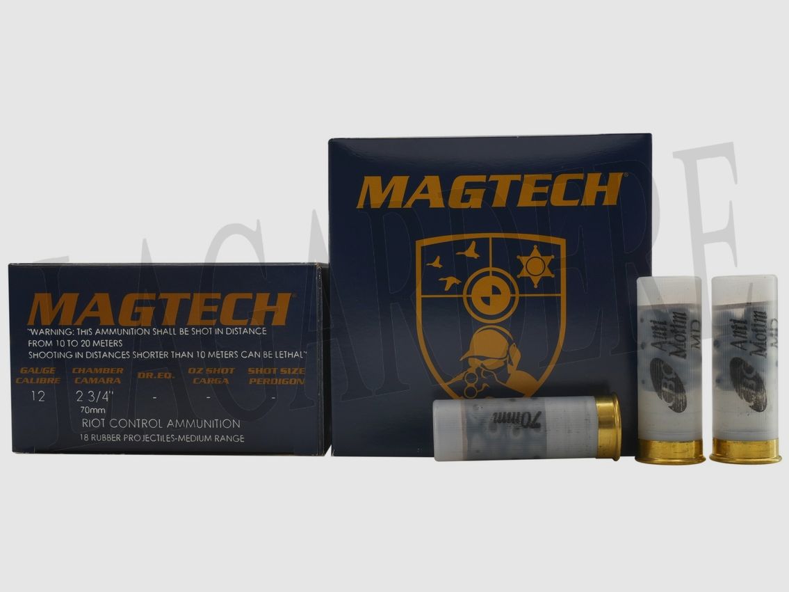 MAGTECH GRENAILLE CAOUTCHOUC 18 PELLET(CARTOUCHES A GRENAILLES)