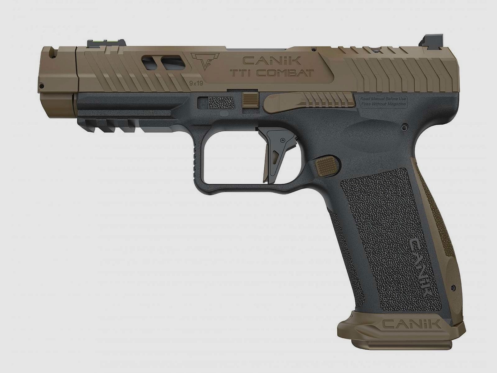 Canik TP9 TTI Combat Taran Tactical Innovations Kal. 9x19 SAO inkl. Ersatzmagazin