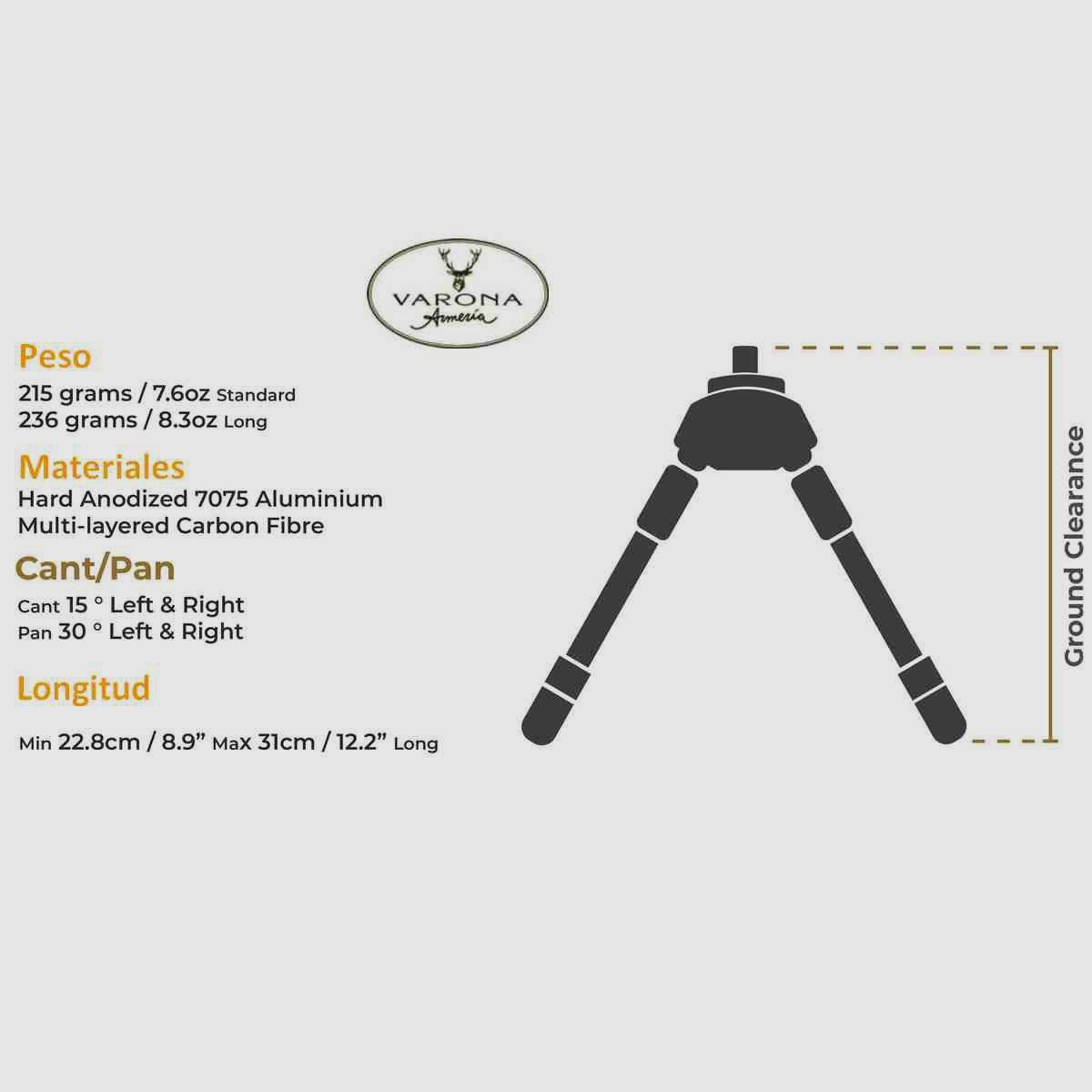 Bipiede Javelin ProHunt Tac Lungo, immagine 2 di 7