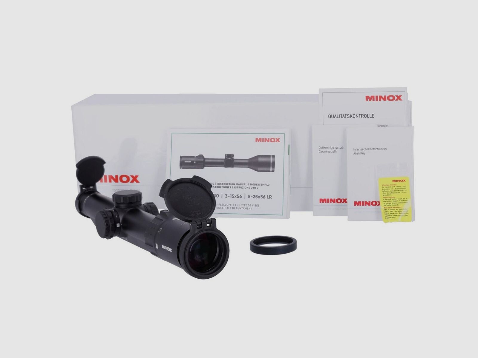 MINOX ALLROUNDER 1-5x24 S, Zeiss rail, als NIEUW