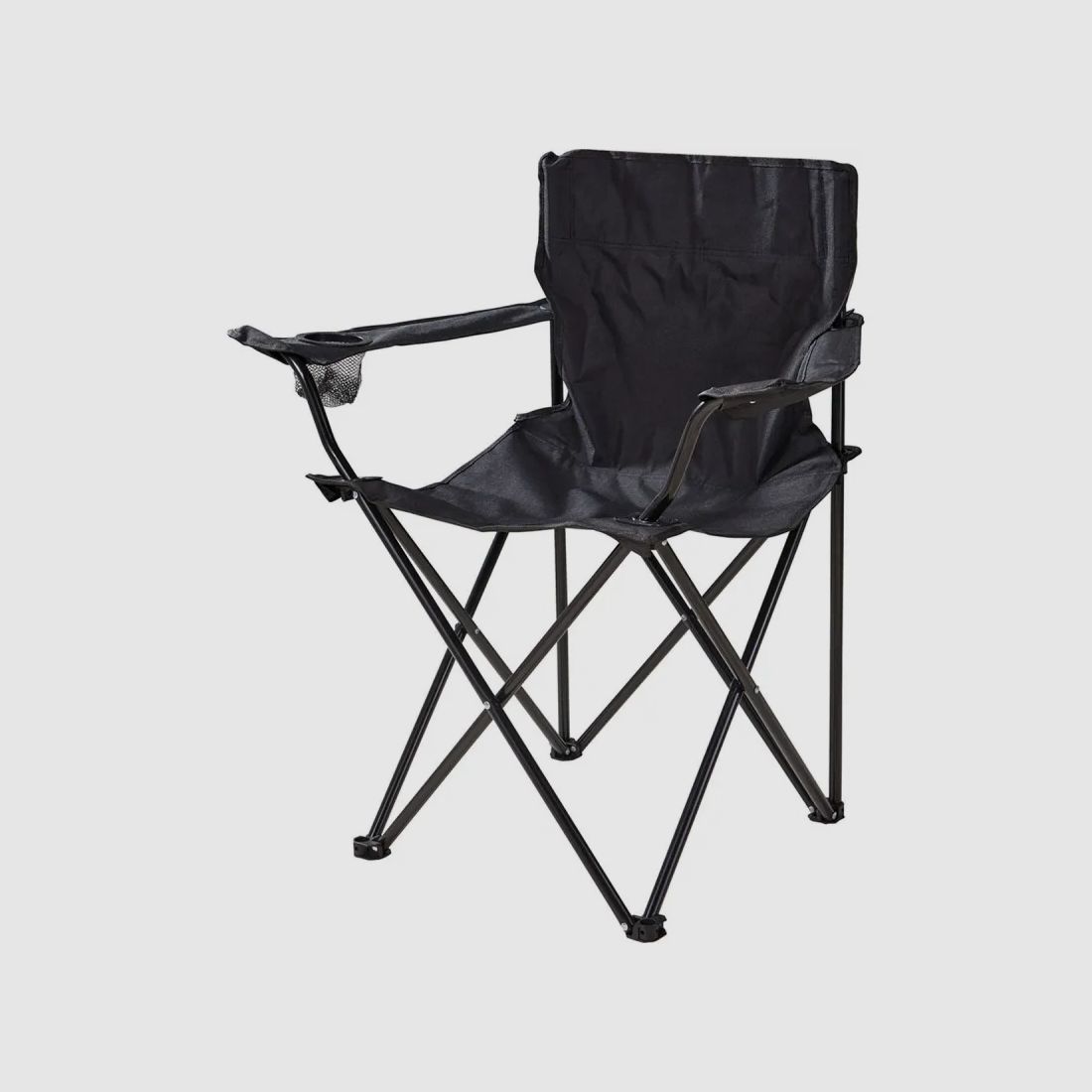 Klappstuhl Easy C1 Schwarz - Stahl- und Polyesterstruktur 600D, Bild 1 von 4