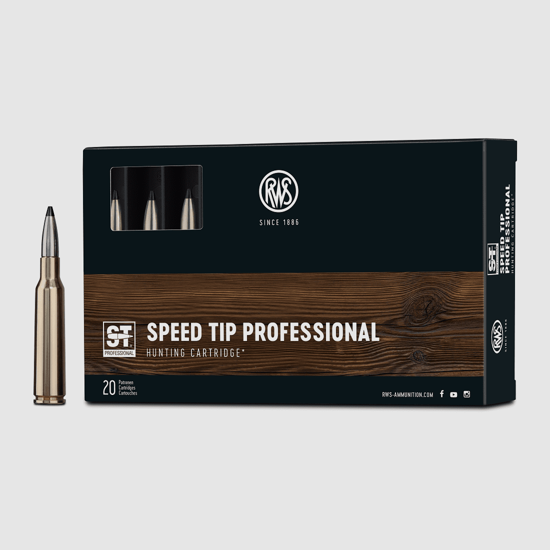RWS 6,5x55 SE SPEED TIP PROFESSIONAL 140gr. - 20 Stk.