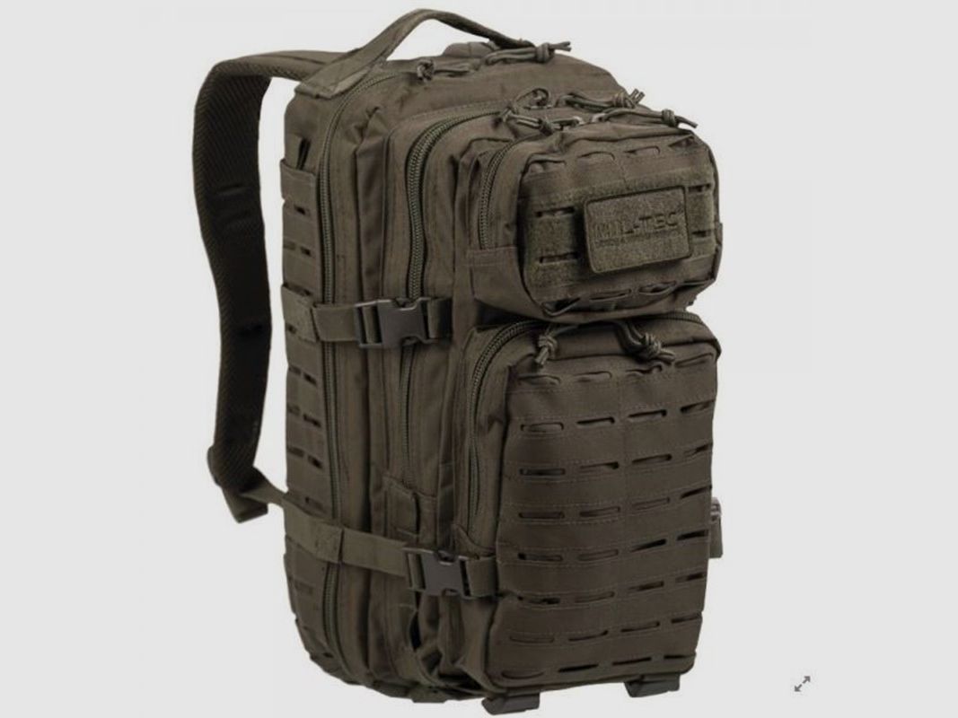 Mil-Tec US Assault 20 L Lasercut Rucksack olivgrün, Bild 1 von 2