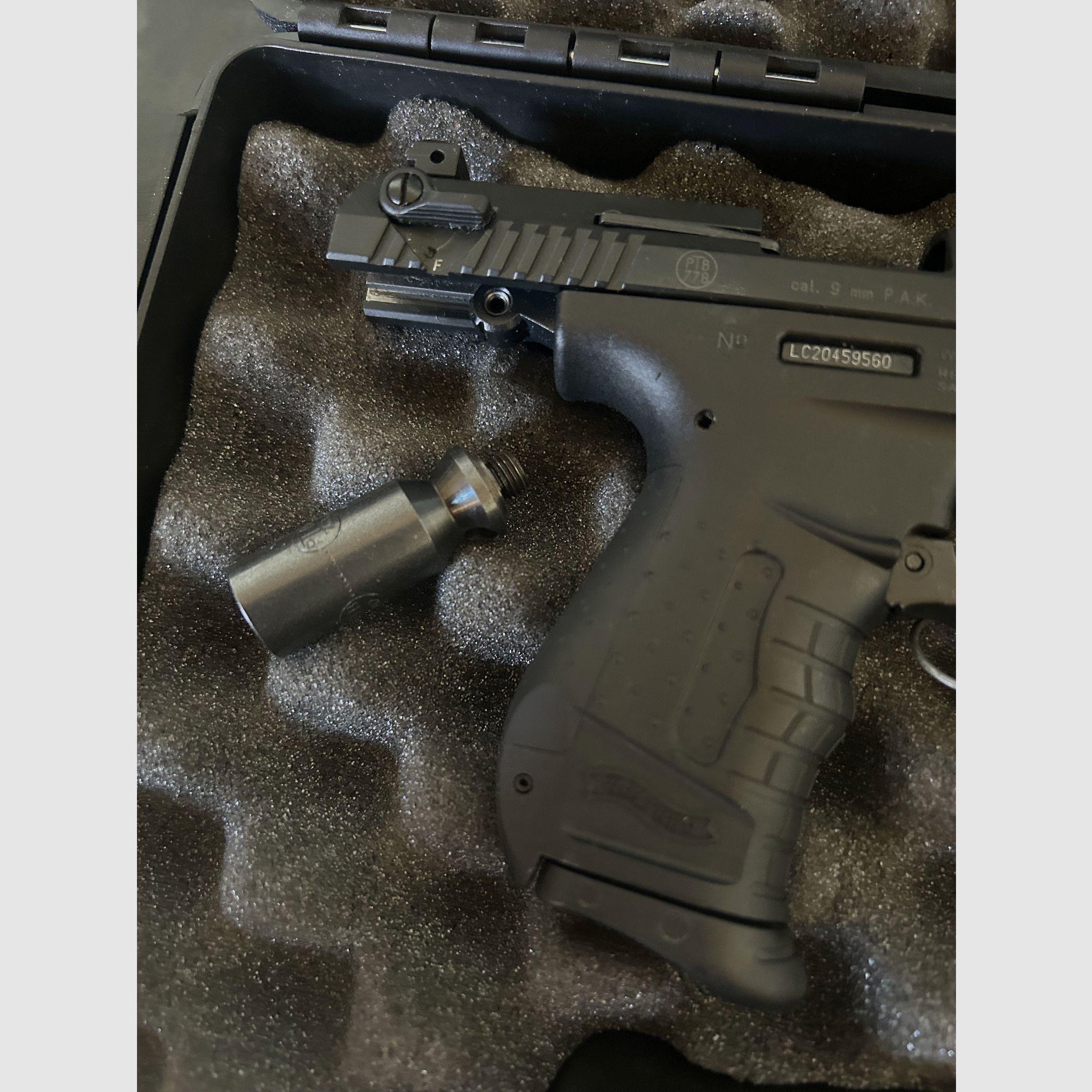 Half-functioning blank-firing Walter P22 BLK