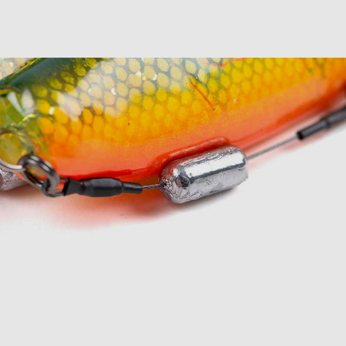 FOX RAGE – ULTRA UV ZANDER PRO SHADS | LOADED SOFTBAITS | 16cm 6.3″ 39g | Natural Perch, image 3 of 4