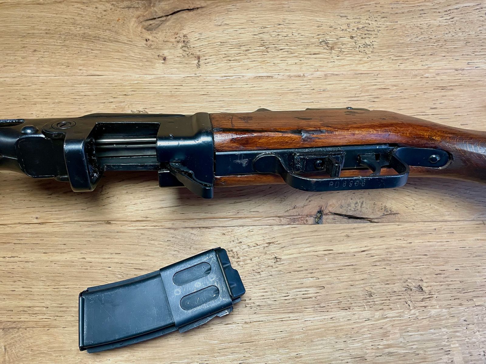 PPSch41 /  PPSH41 umgebaut auf halbautom. Büchse 7,62x25mmTT sportlich zugelassen