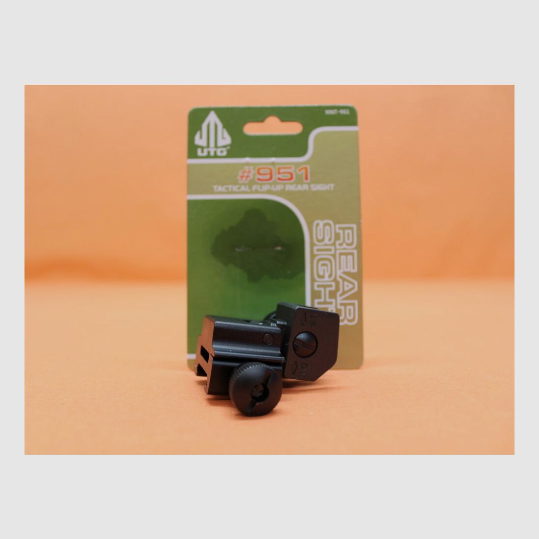 UTG - Leapers Flip-Up Rear Sight UTG Model 4/15 (MNT-951) Folding Diopter Sight for Picatinny Profile
