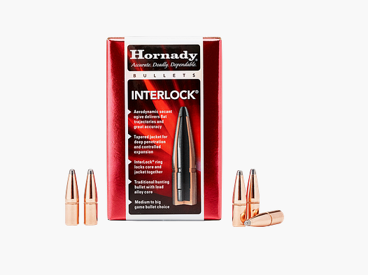OGIVE CAL.9,3 HORNADY INTERLOCK 286 GRAINS boîte 100 pcs.