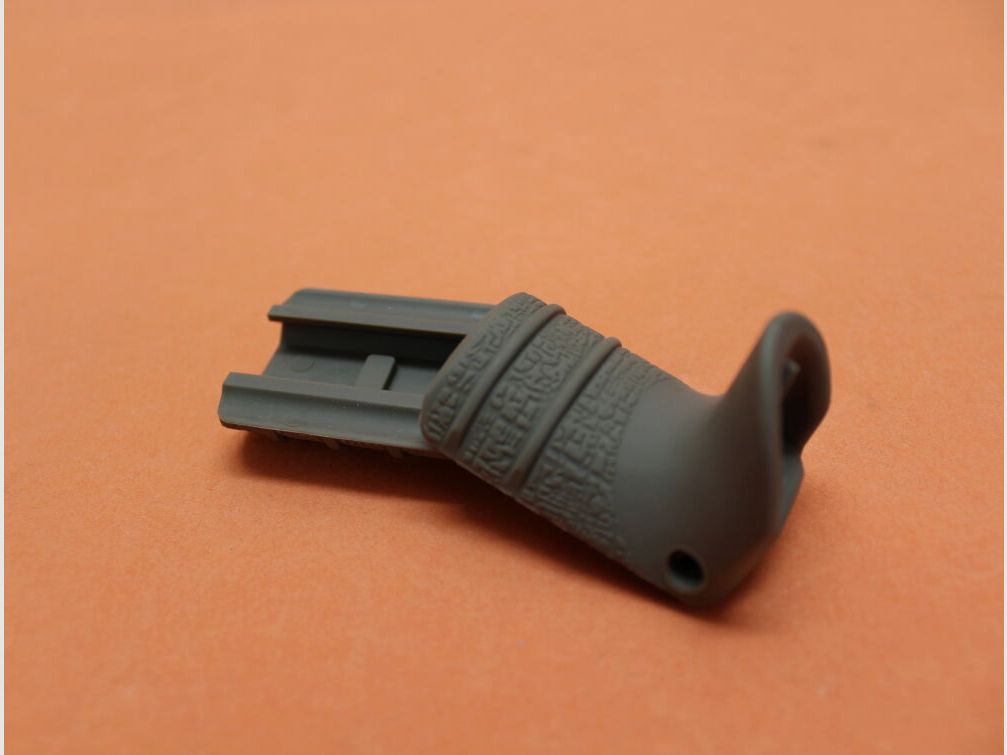 UTG - Leapers UTG Tactical Hand Stop Kit (RB-HS01D) FDE incl. Garde de rail en caoutchouc pleine profil / Handstop avec couverture de rail