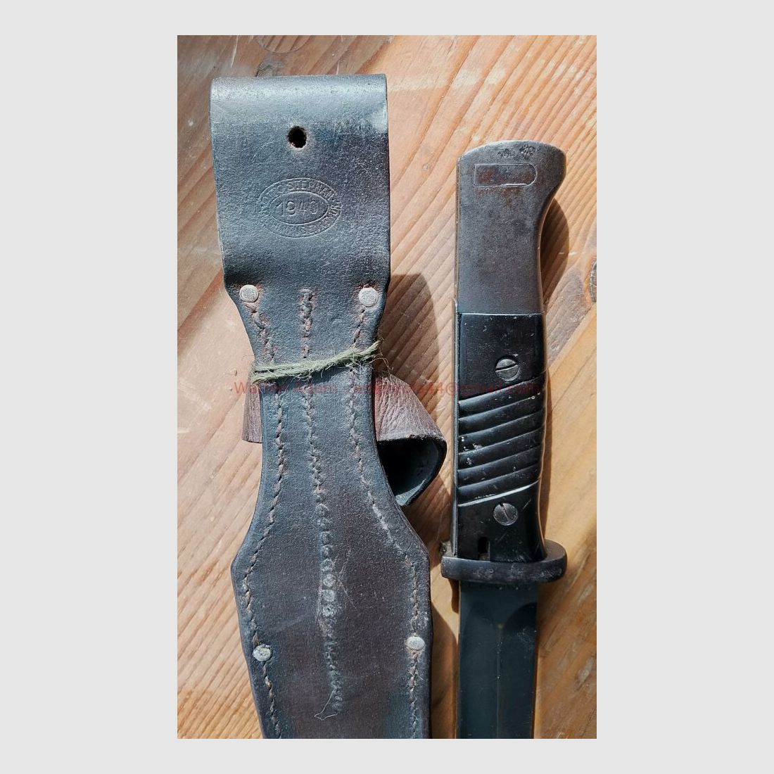 E.Pack & Söhne / Solingen K98k Bajonett M84/98 m. Koppelschuh, Bild 10 von 10