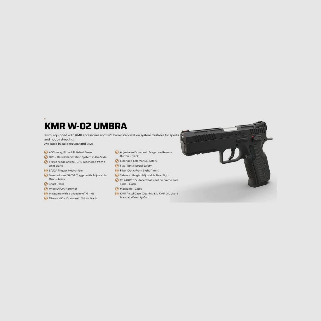 KMR W-02 UMBRA 4,5 OR 9X19, image 7 sur 7