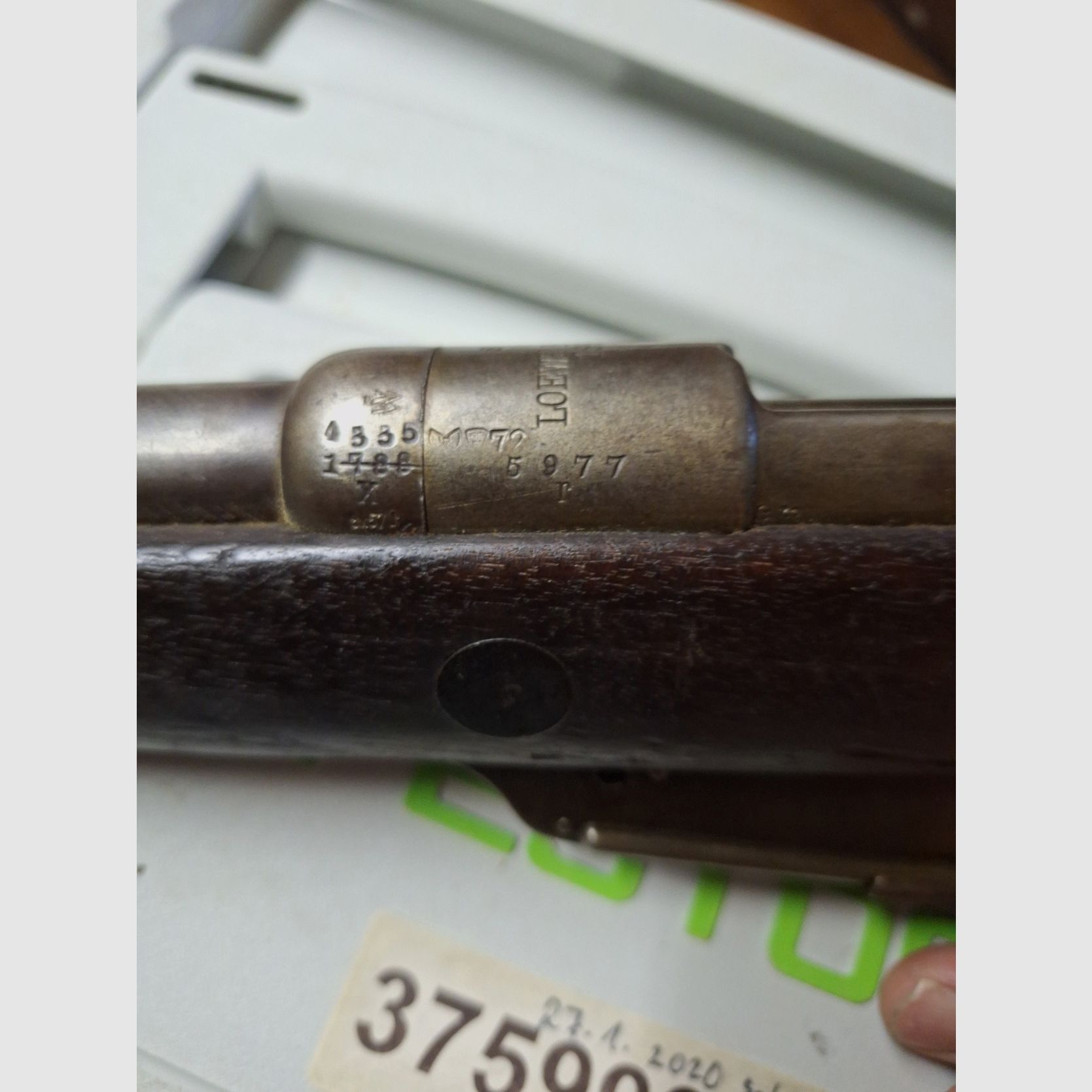 Ordonanzwaffe von 1891 (jetzt Alt Deko)