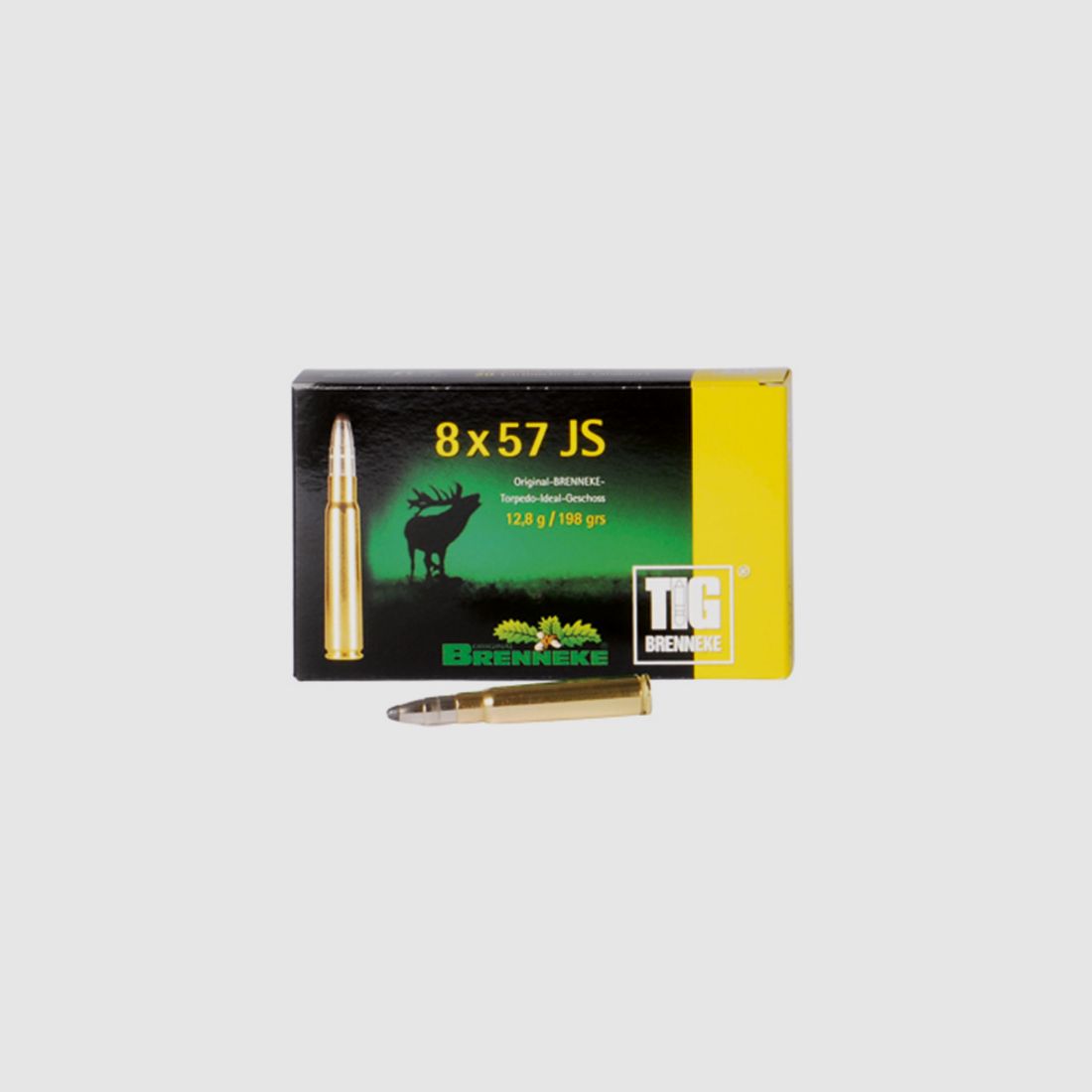 Brenneke 8x57 IS 198GR TIG 20 patronen