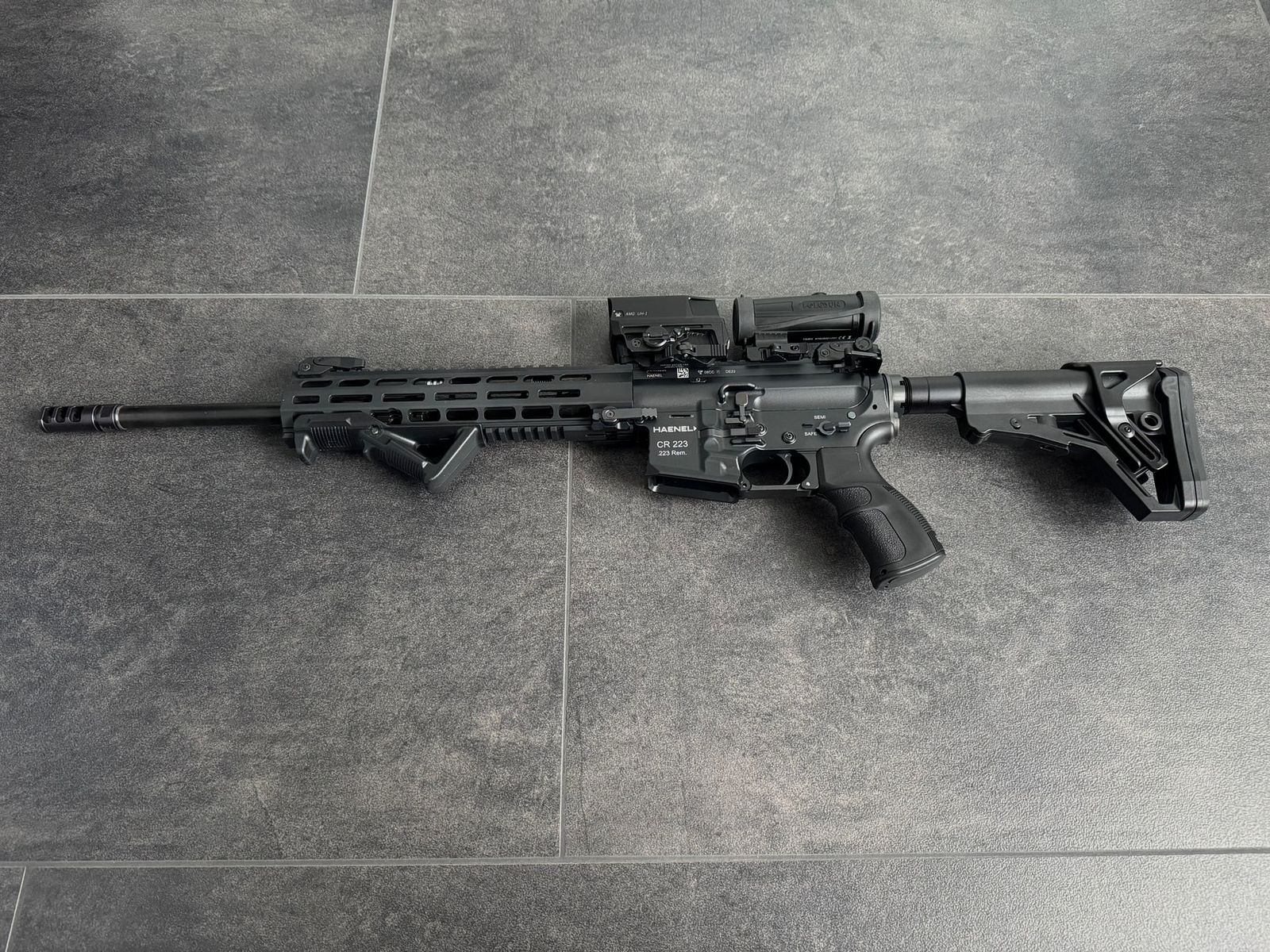 HAENEL CR223  - 16,65"  -  schwarz - langer Handschutz