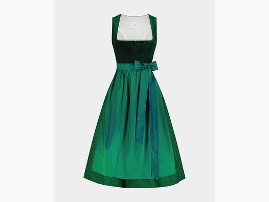 LODENFREY Munich 1842 Dirndl en Velours Vert