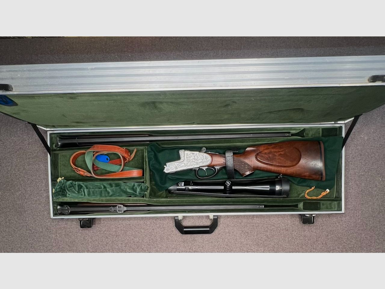 Krieghoff Bockbüchflinte Kal. 6,5x57R & 20/76 & Bdf. Lauf Kal. 20/76, Bild 2 von 6