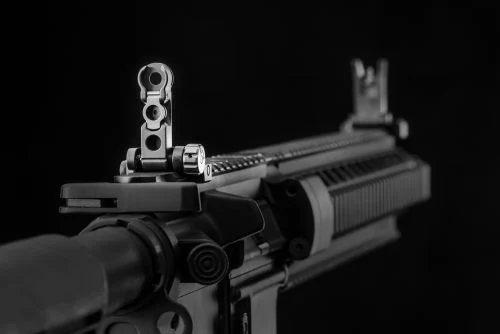 Folding open sights for Picatinny Recknagel ERA-TAC, image 2 of 4