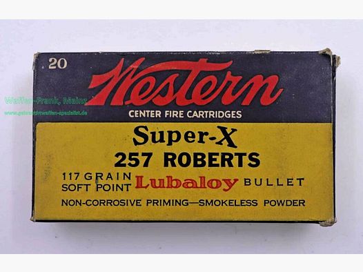 Wester Cartridge Company, USA Büchsenpatronen .257Roberts