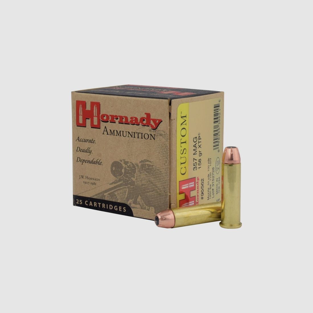 Hornady .357Mag. 125grs XTP 25STK Munition bleihaltig
