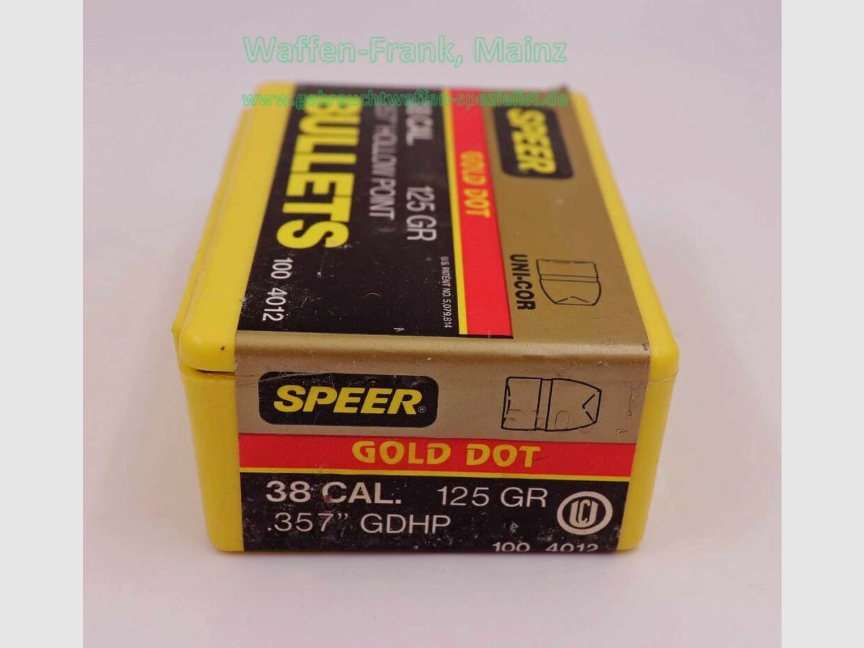 Speer / USA FFW-Geschosse .38 (.357)