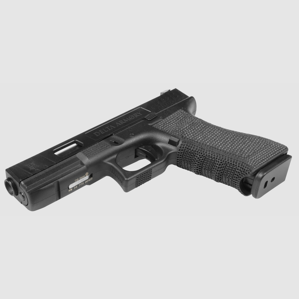 P02 GBB Airsoft Pistole in Schwarz | Delta Armory