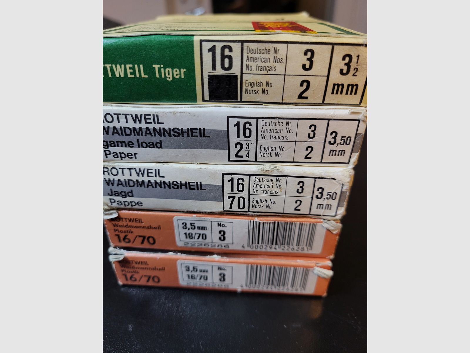 Rottweil Waidmannsheil & Tiger 16/70