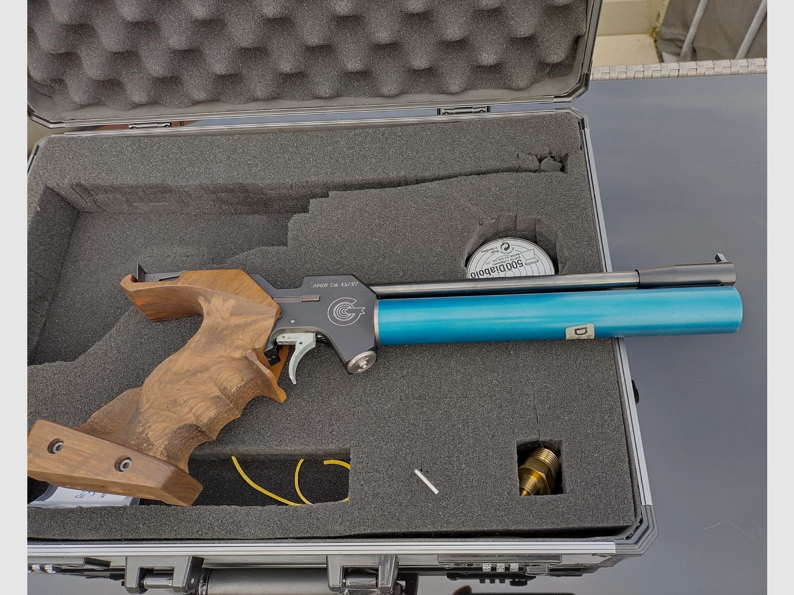 Gehmann AP 609 Match Luftpistole mit Koffer