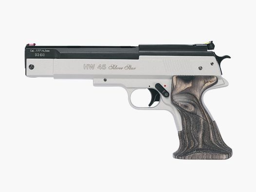 Weihrauch HW 45 Silver Star pistola ad aria cal. 4,5 mm diabolo