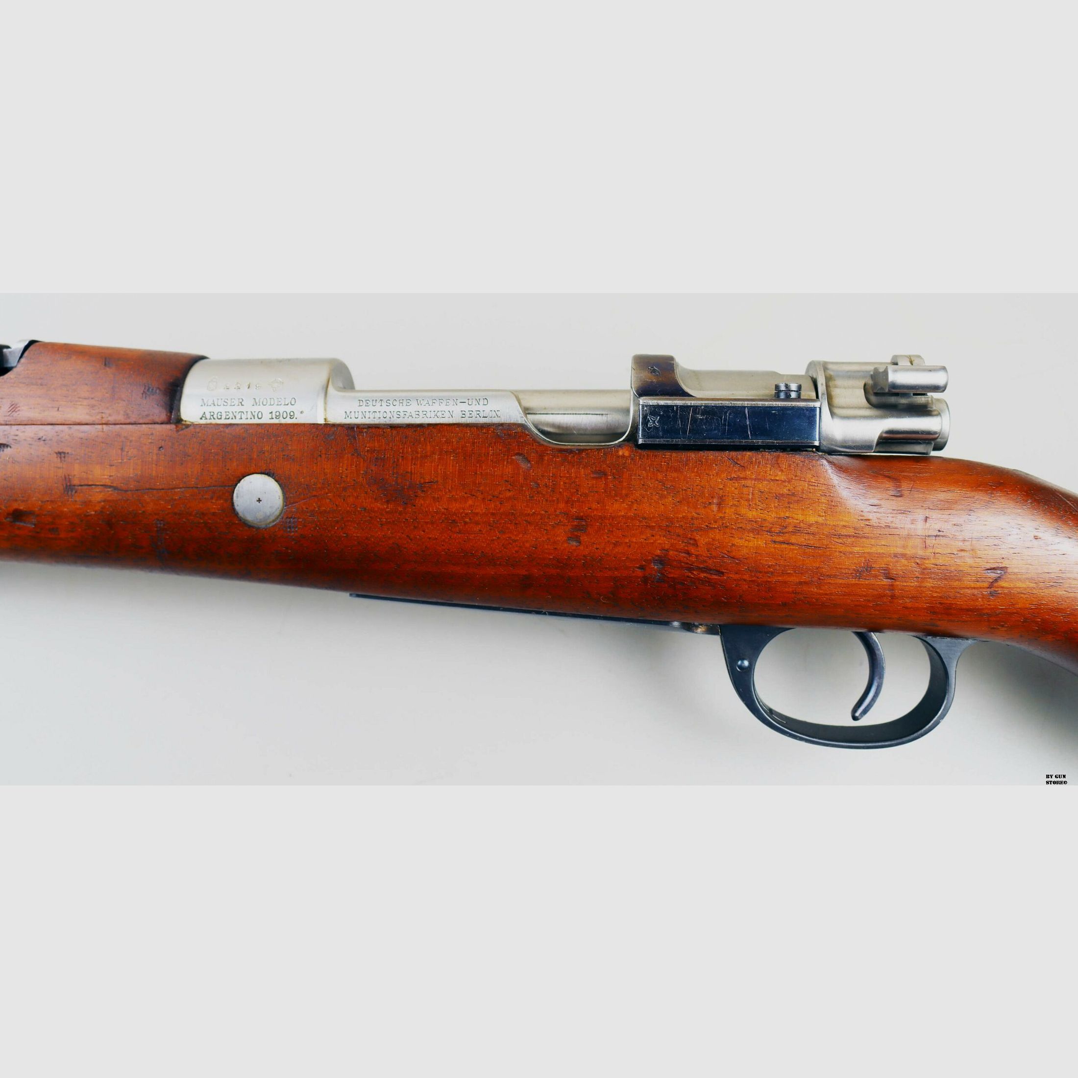 Rifle DWM mod. Mauser Argentino 1909 cal. 7.65×53 serial number H4155, image 5 of 21