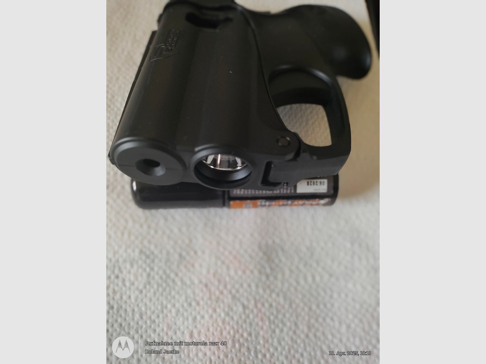 Tierabwehr Pistole, Pfefferspray mit Licht, Personal Guard System 2, neu, ovp, inkl.  Zweiter Pfefferkartusche 