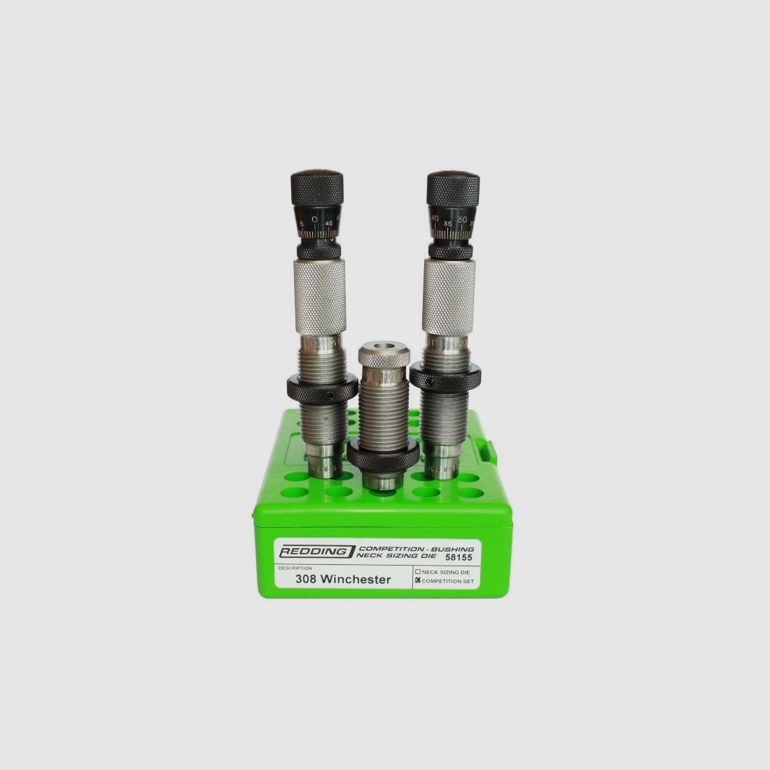Redding .308 Win. Competition die set incl. Titanium Nitride bushing