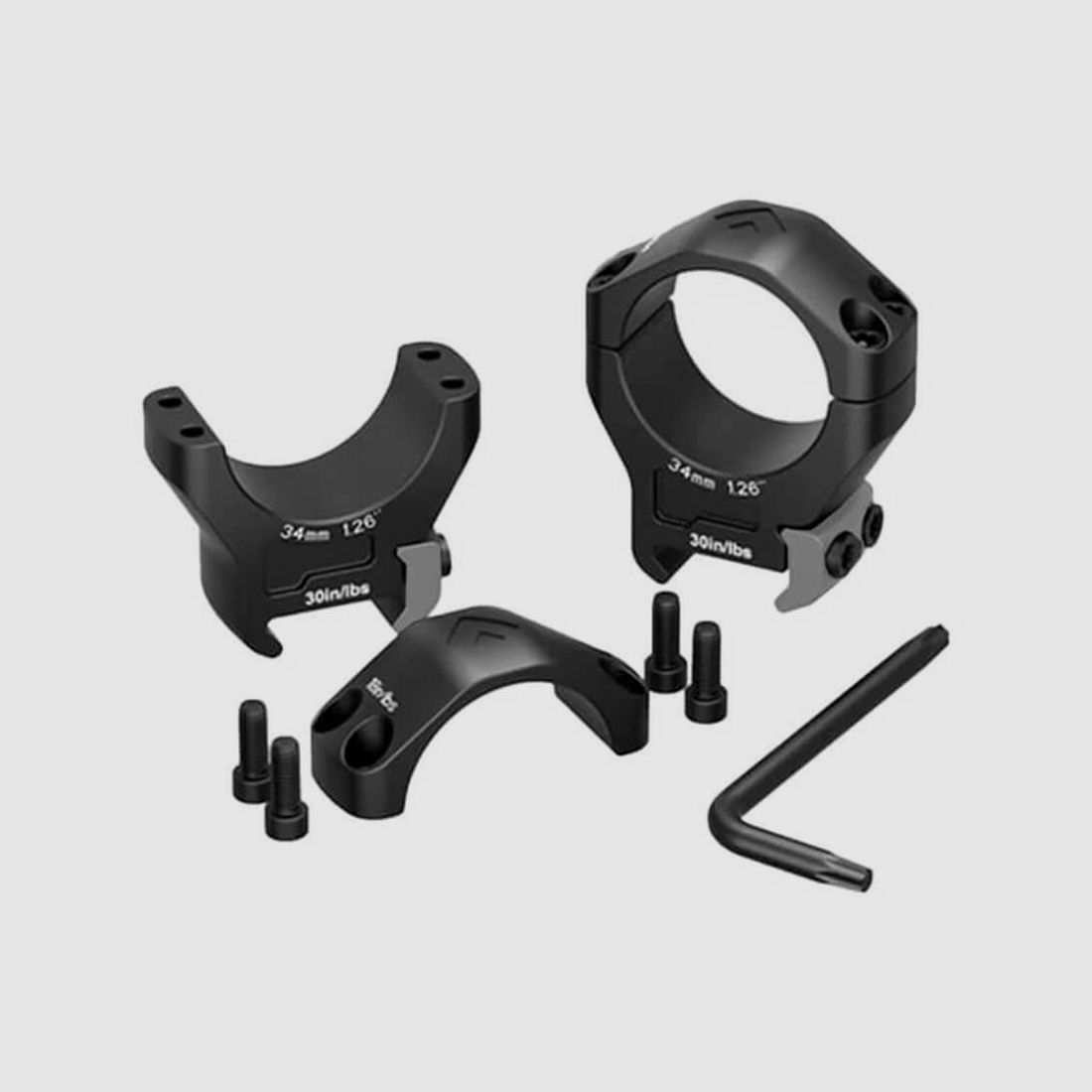 Montageringe ARKEN HALO Titanium 34 mm « BAS » Weaver/picatinny, Bild 2 von 5