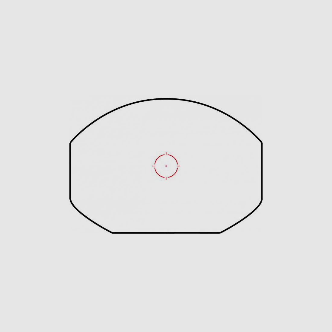 Hawke Vantage Reflexvisier 1x34 Kreispunkt, Weaverschiene, Circle Dot - Red