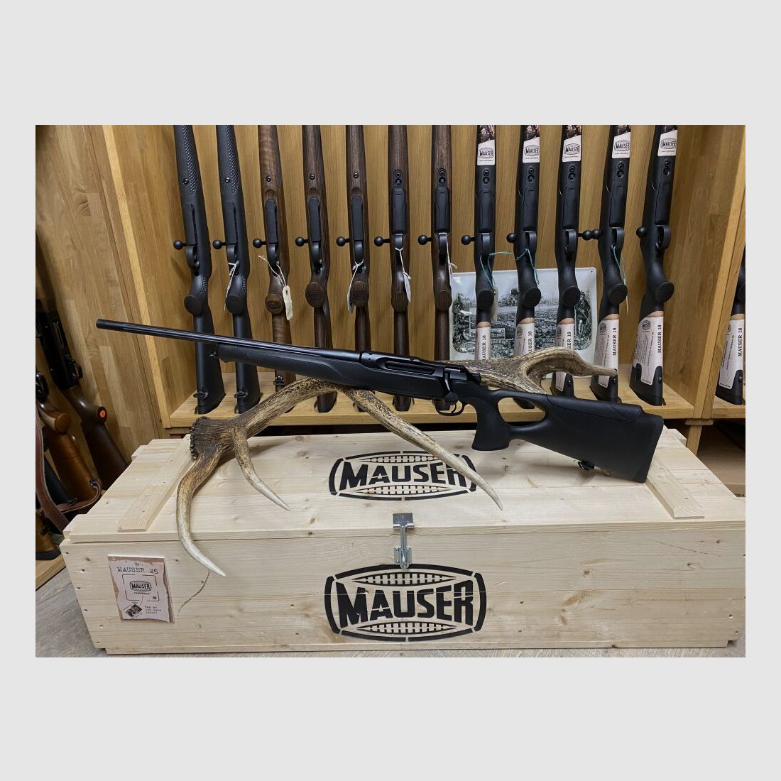 Sauer 505 Synchro XT, con pacchetto Highland, mancino