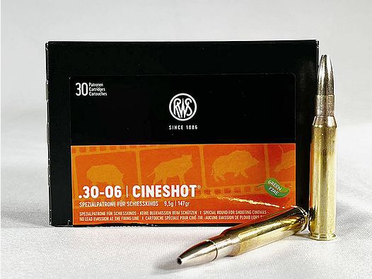 RWS CINESHOT .30-06 1 Pack (30 shots at €1.096 each*)