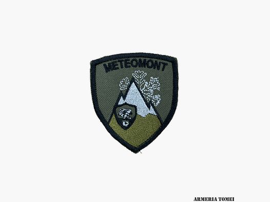 PATCH – OMERALE RICAMATO MIT VELCRO METEOMONT - ALPINI (NIEDRIGE SICHTBARKEIT)