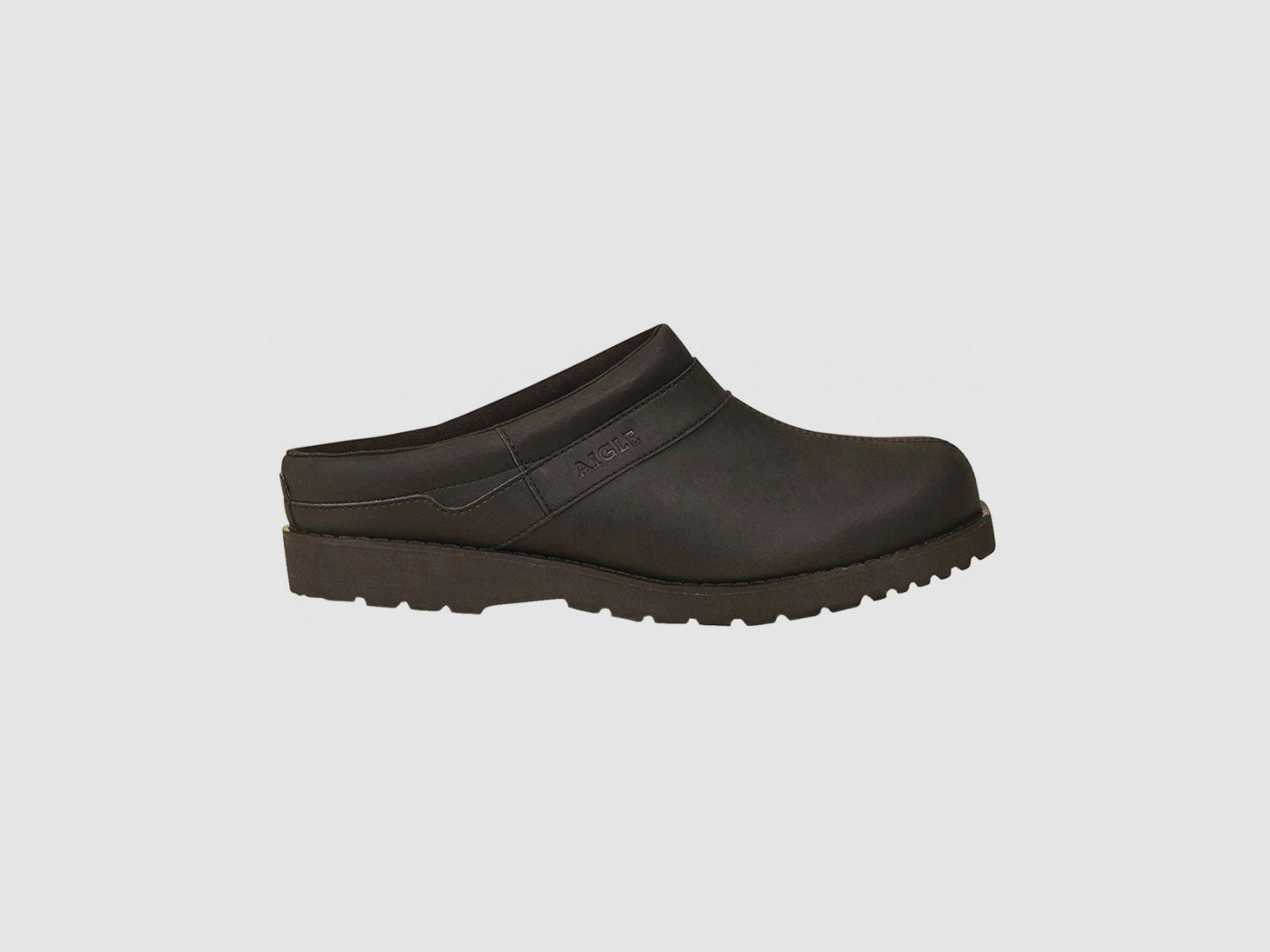 Aigle Basilo Donkerbruine Klompen Maat 43