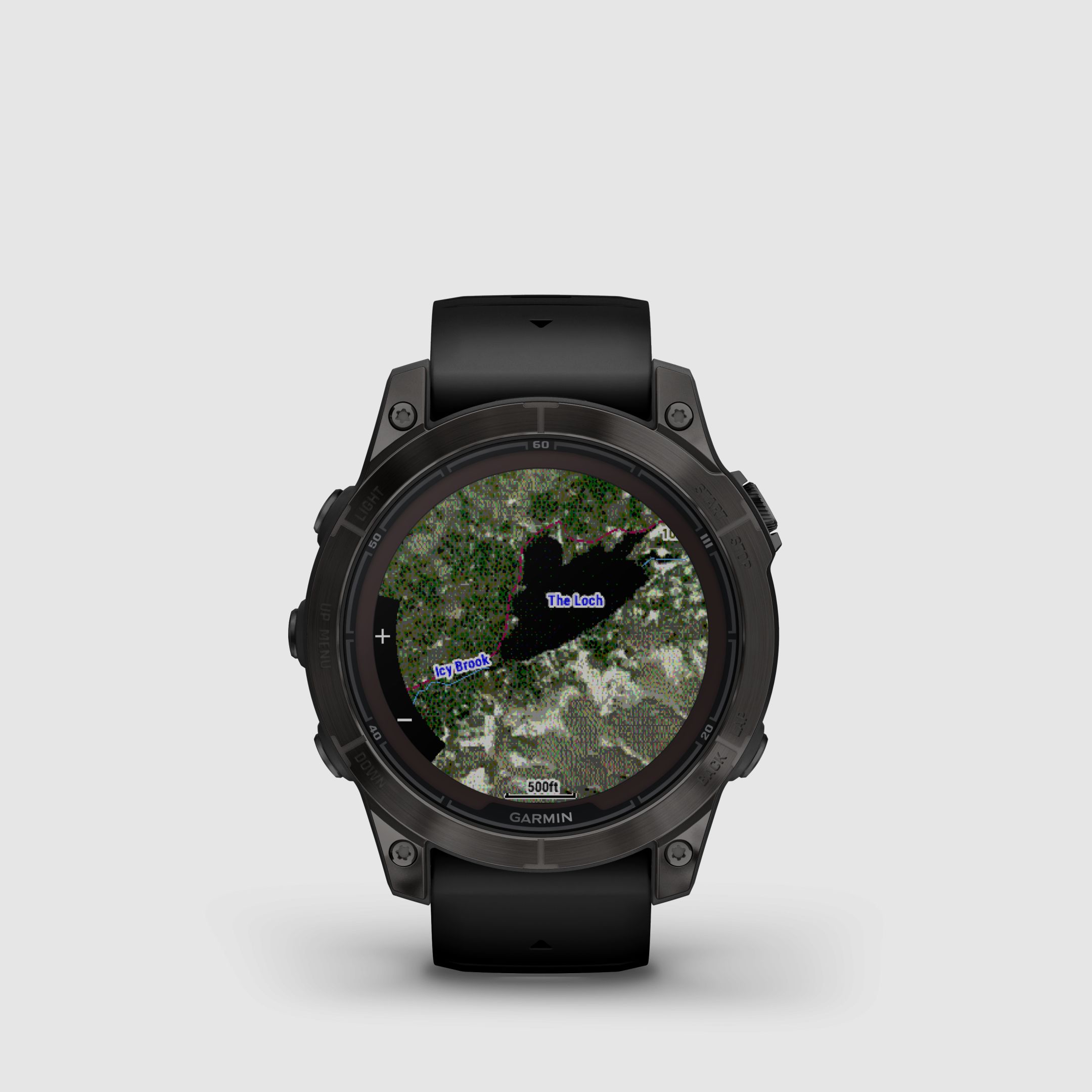 Garmin fēnix® 7 Pro – Sapphire Solar Edition, Negro/Gris Carbón Titanio DLC con correa de silicona QuickFit® de 22 mm