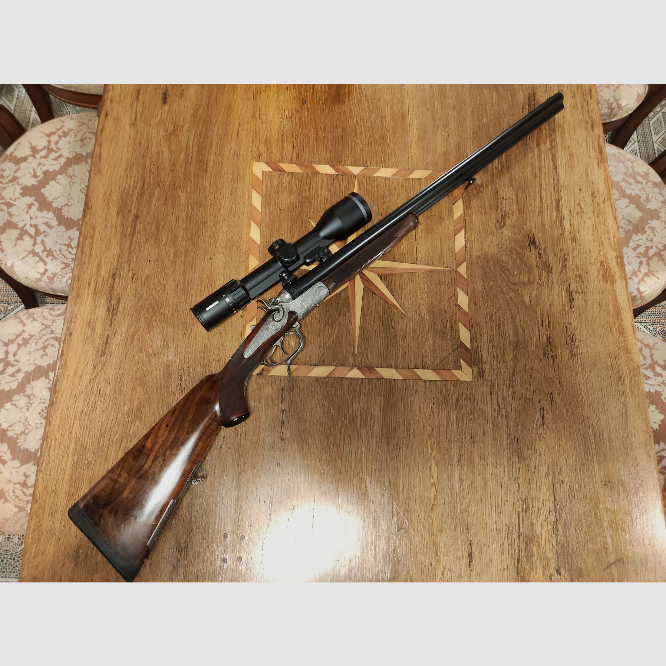 Hahndrilling 5,6x50R Magnum 16/70 Ferlacher Sauer Sohn Merkel Kerner Herold Franz Jäger Blaser Krieghoff Suhler Grass Prinz Drilling