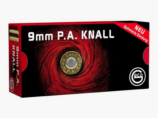 GECO PLATZPATRONEN 9MM P.A. KNALL - 50 SCHUSS