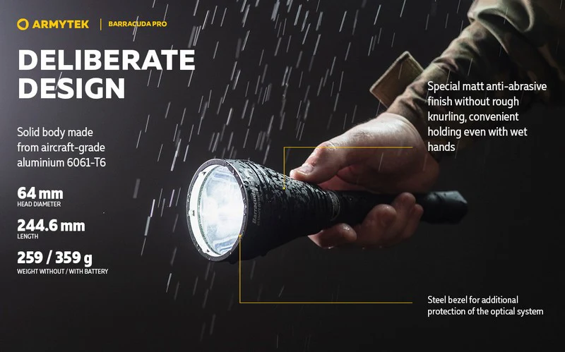 LAMPE ARMYTEK Barracuda Pro – 1500 OTF Lumen, Bild 8 von 18