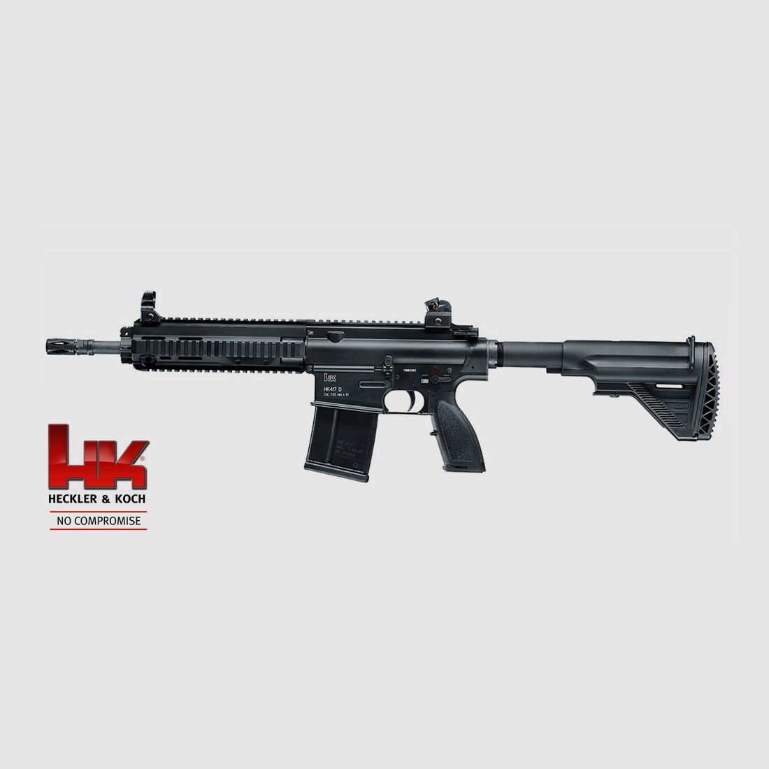 Gas Softairgewehr von Heckler & Koch Modell 417 im Kaliber 6mm BB (P18)