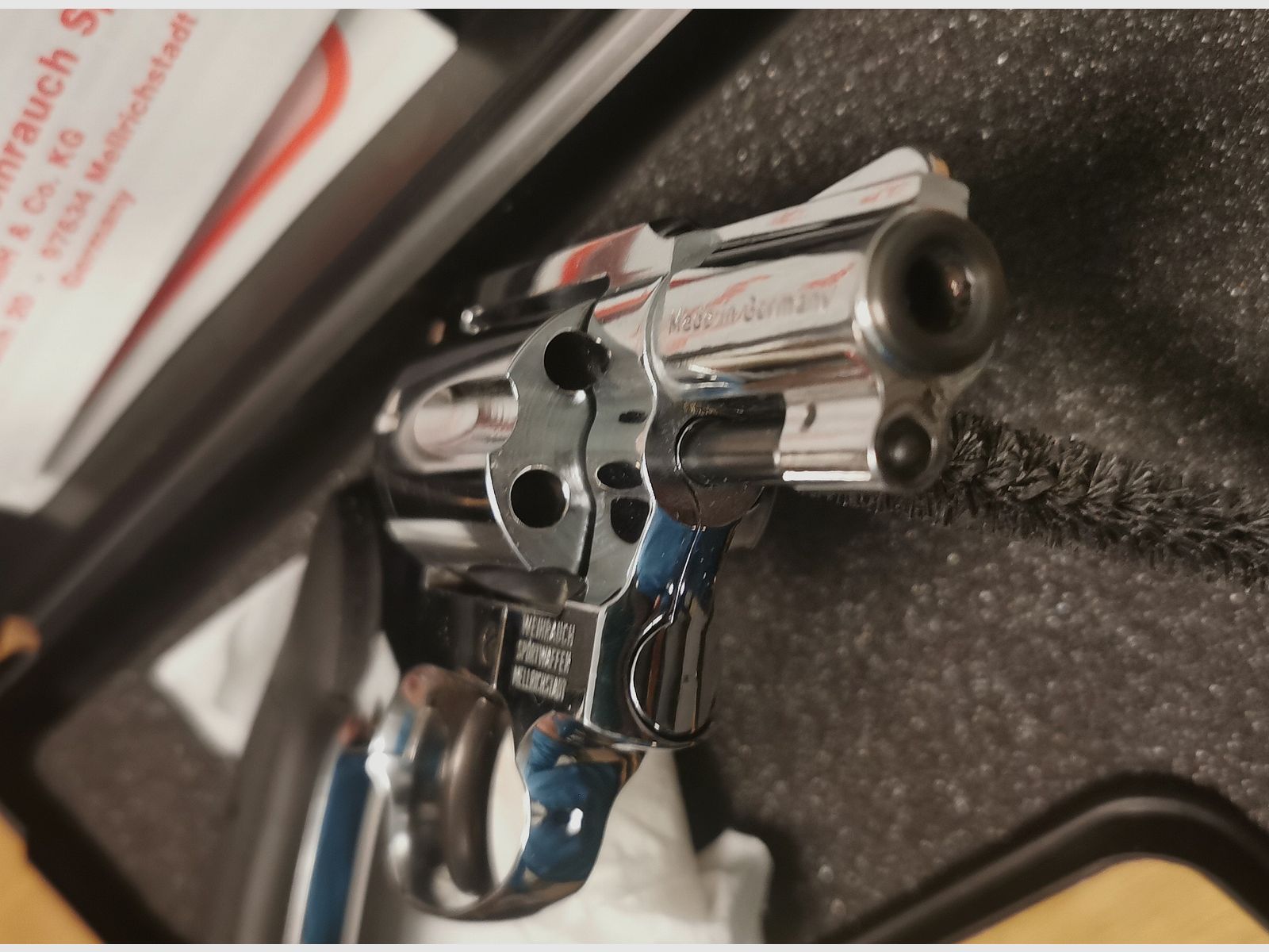 Weihrauch HW37 Chrom wohl eine der seltensten Varianten 9mm RK gut 100 % Funktionsfähig mit PTB frei ab 18 Jahre