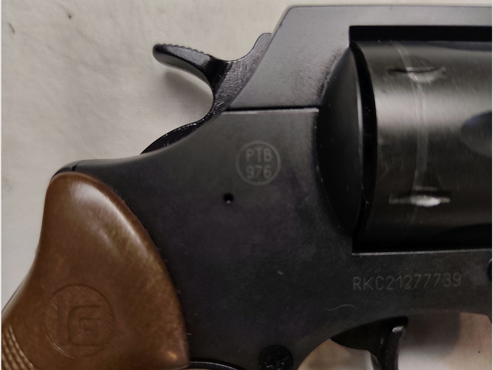 Röhm RG 89 Revolver PTB 976 Kaliber 9mm R.K. Guter Zustand