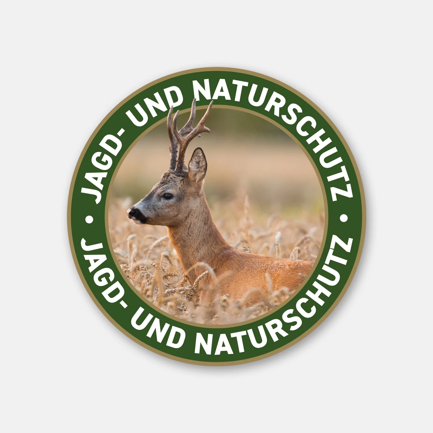 Autojagdaufkleber "Jagd- und Naturschutz" Rehbock
